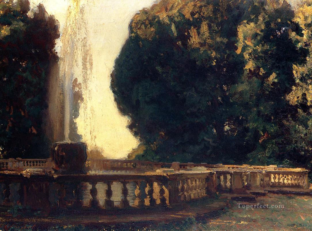 Villa Torlonia Fountain John Singer Sargent Oil Paintings